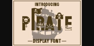 Pirate Font Poster 1