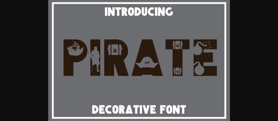 Pirate Font Poster 3