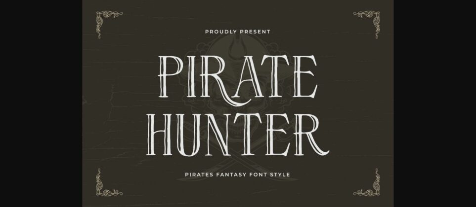 Pirate Hunter Font Poster 3
