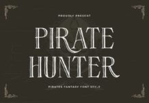 Pirate Hunter Font Poster 1