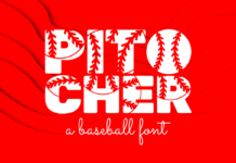 Pitcher Font Poster 1