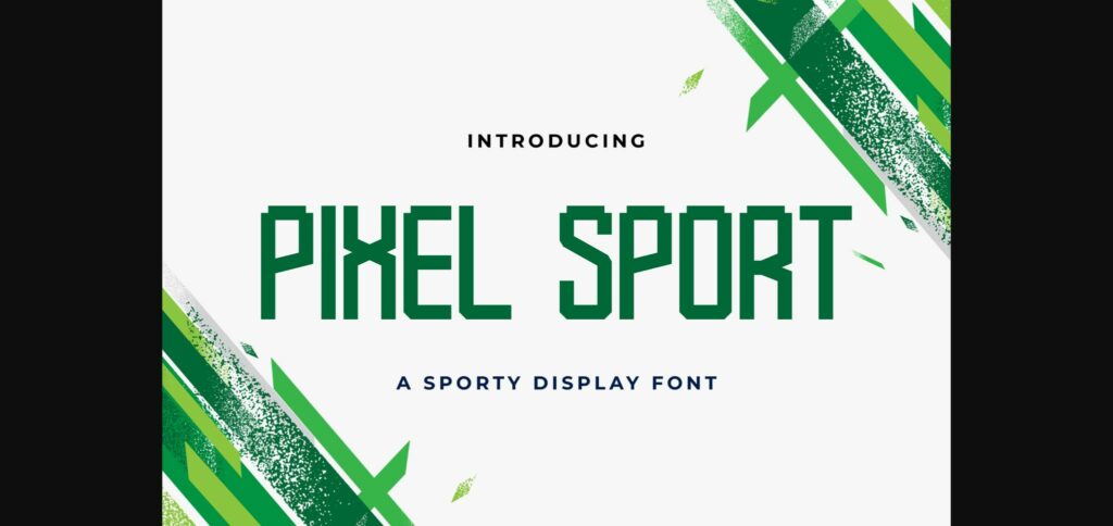 Pixel Sport Font Poster 1