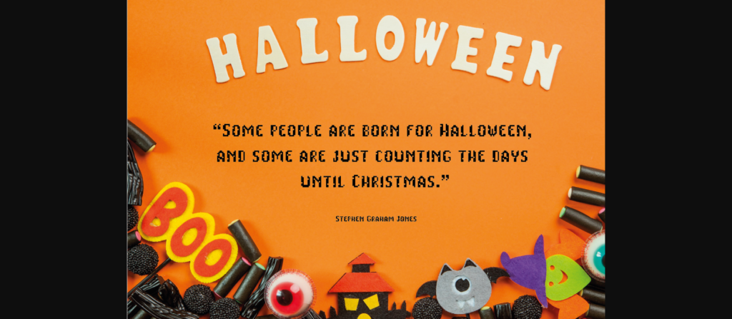 Pixelart Halloween Font Poster 6