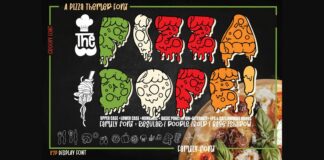 Pizza Dope Font Poster 1
