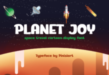 Planet Joy Font Poster 1