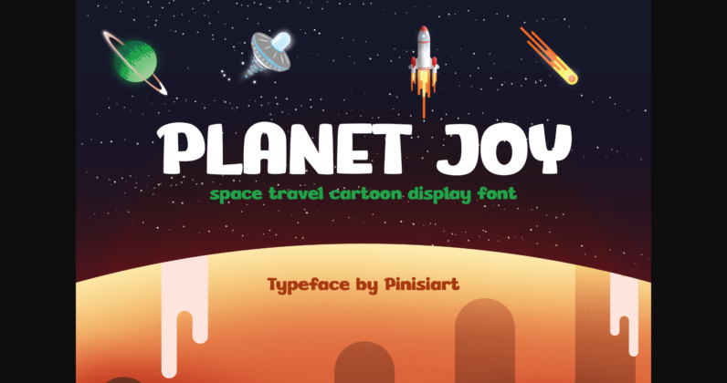 Planet Joy Font Poster 1