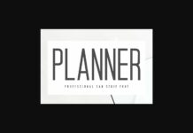 Planner Font Poster 1