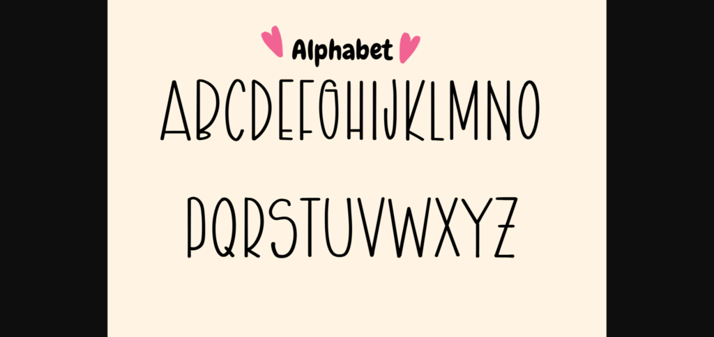 Planner Font Poster 4
