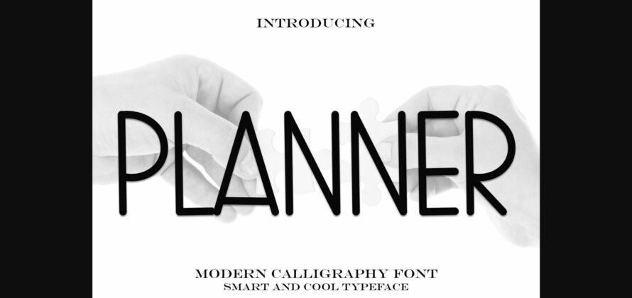 Planner Font Poster 3