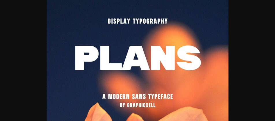 Plans Font Poster 3