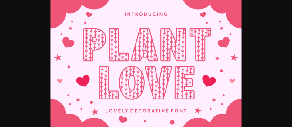 Plant Love Font Poster 3
