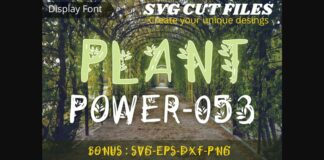 Plant Power Font Poster 1