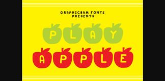 Play Apple Font Poster 1