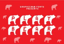 Play Bear Font Poster 1
