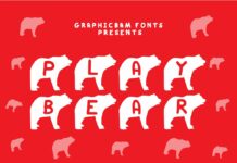 Play Bear Font Poster 1