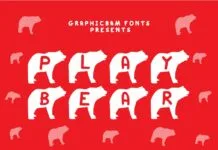 Play Bear Font Poster 1
