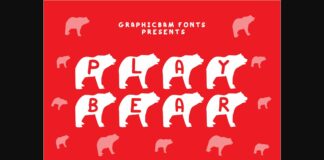 Play Bear Font Poster 1