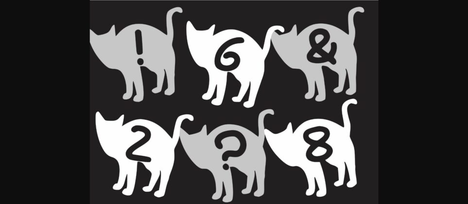 Play Black Cat Font Poster 5