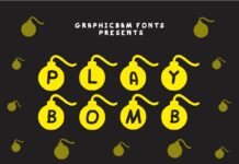 Play Bomb Font Poster 1