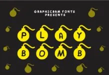 Play Bomb Font Play Bomb Font Poster 1