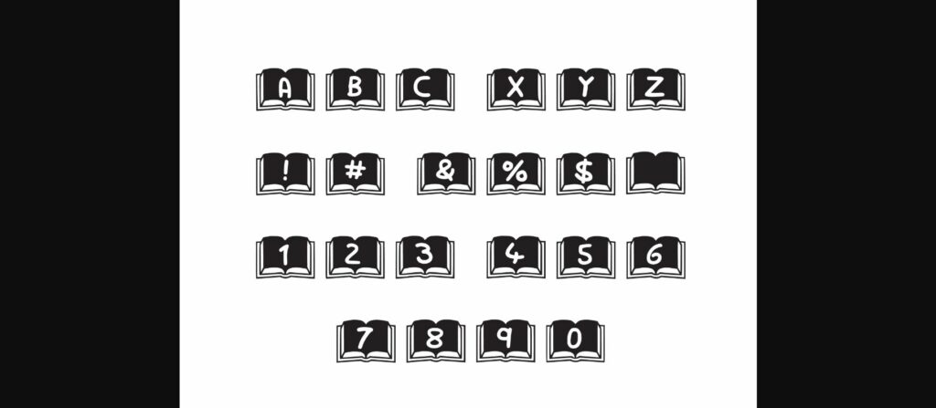 Play Book Font Poster 4