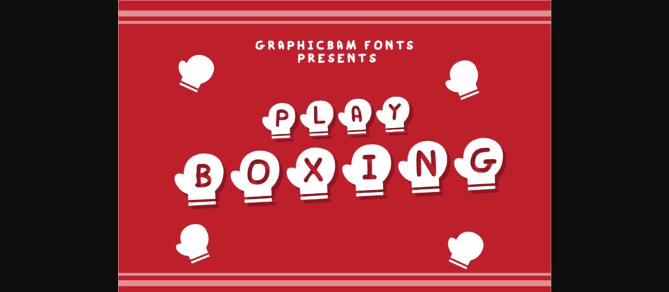 Play Boxing Font Poster 1