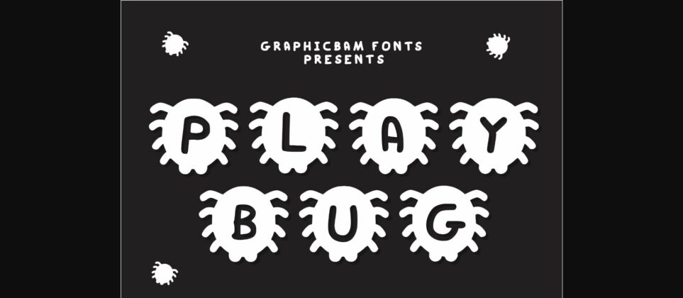 Play Bug Font Poster 3