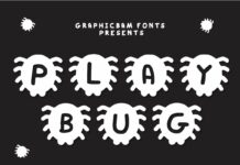 Play Bug Font Poster 1