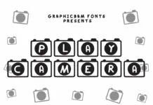 Play Camera Font Play Camera Font Poster 1