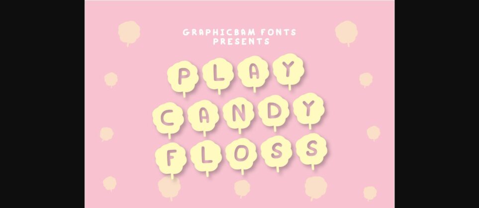 Play Candy Floss Font Poster 3