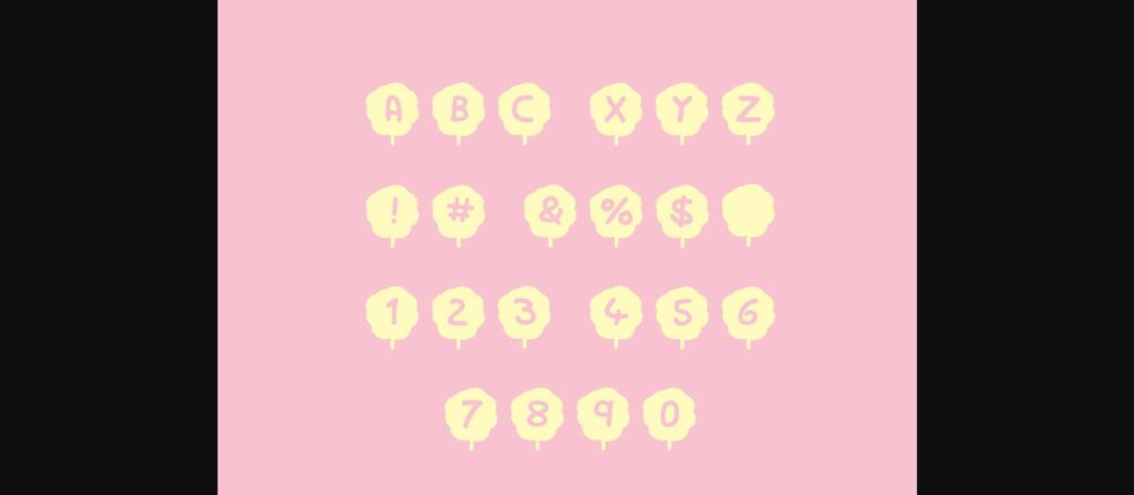 Play Candy Floss Font Poster 4