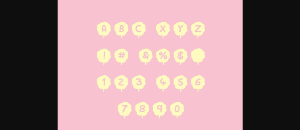 Play Candy Floss Font Poster 4