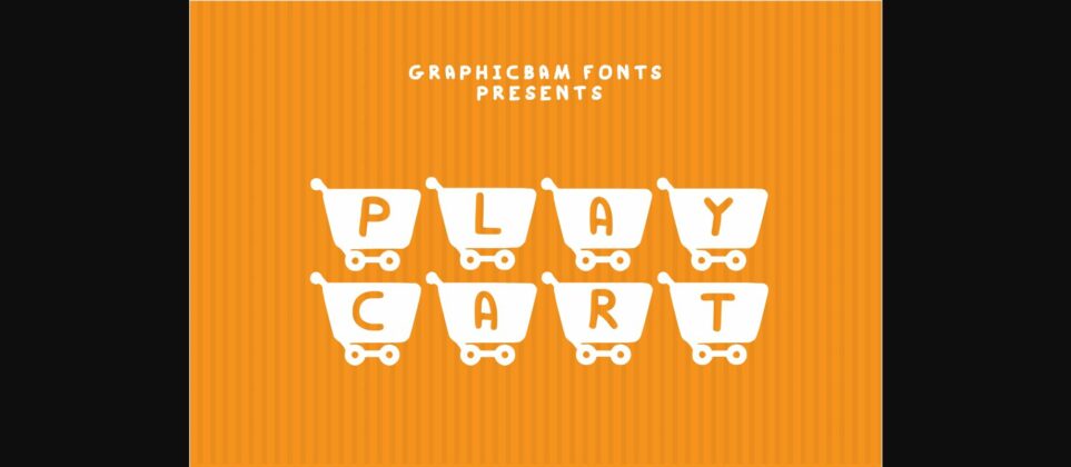 Play Cart Font Poster 3