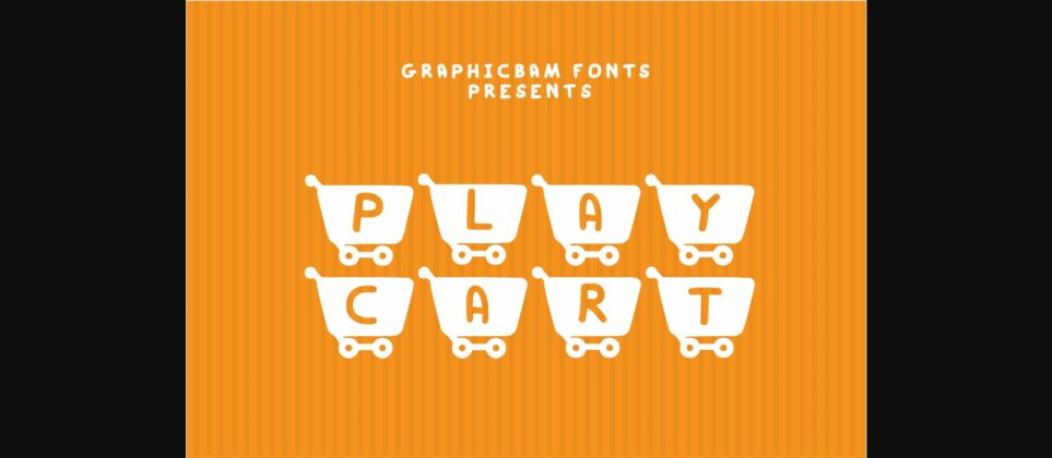 Play Cart Font Poster 3