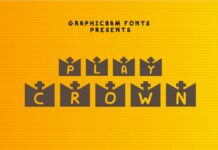 Play Crown Font Poster 1