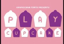Play Cupcake Font Poster 1