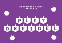 Play Dreidel Font Poster 1