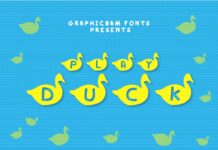 Play Duck Font Poster 1