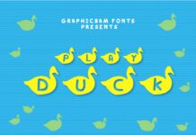 Play Duck Font Poster 1