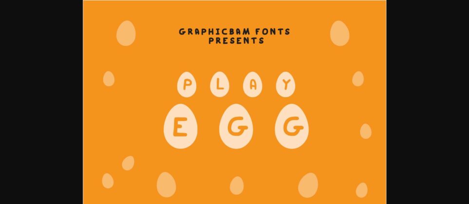 Play Egg Font Poster 3