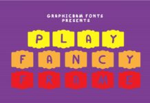 Play Fancy Frame Font Poster 1