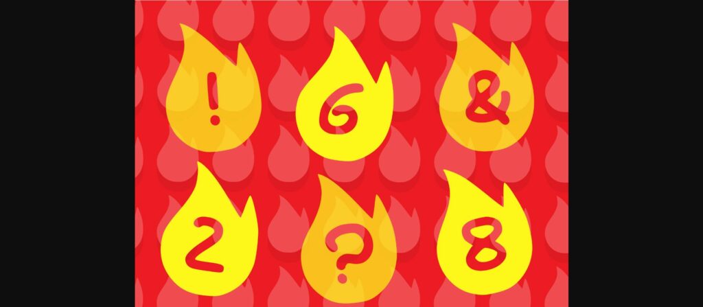 Play Flame Font Poster 5
