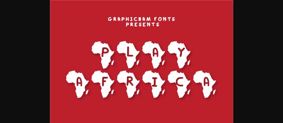 Play Africa Font Poster 3