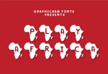 Play Africa Font Poster 1