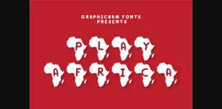 Play Africa Font Poster 1