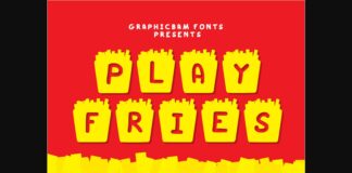 Play Fries Font Poster 1