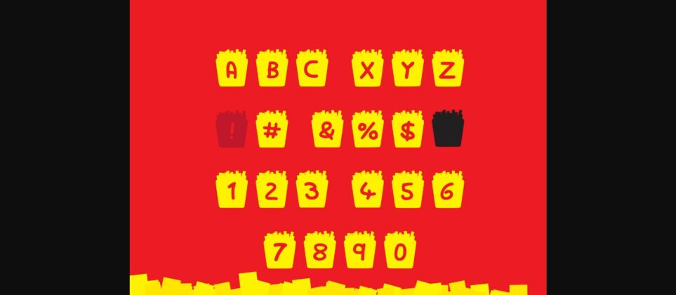 Play Fries Font Poster 4