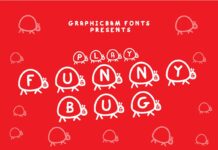 Play Funny Bug Font Poster 1