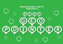 Play Geo Pointer Font Poster 1