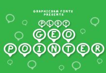 Play Geo Pointer Font Poster 1